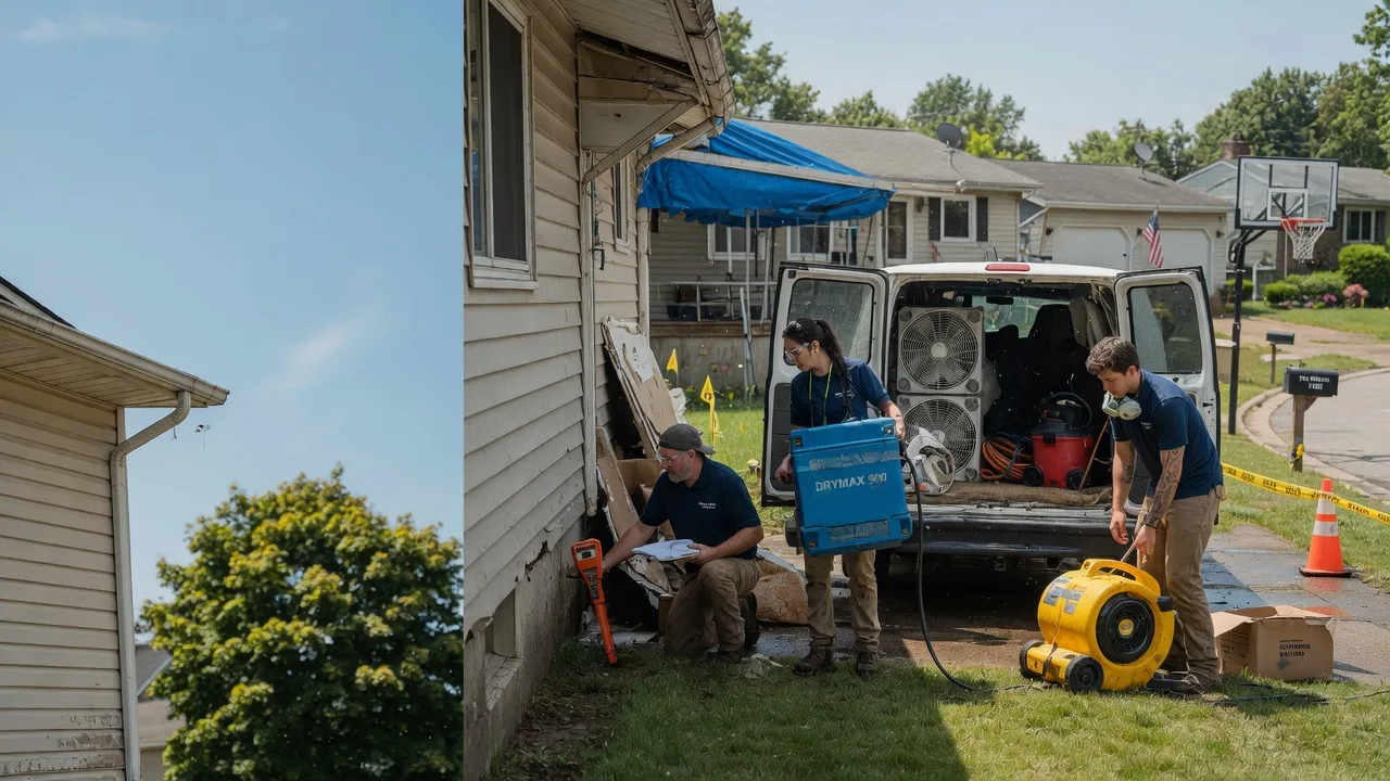 Ceiling Leak Cleanup in Oshkosh, WI near me