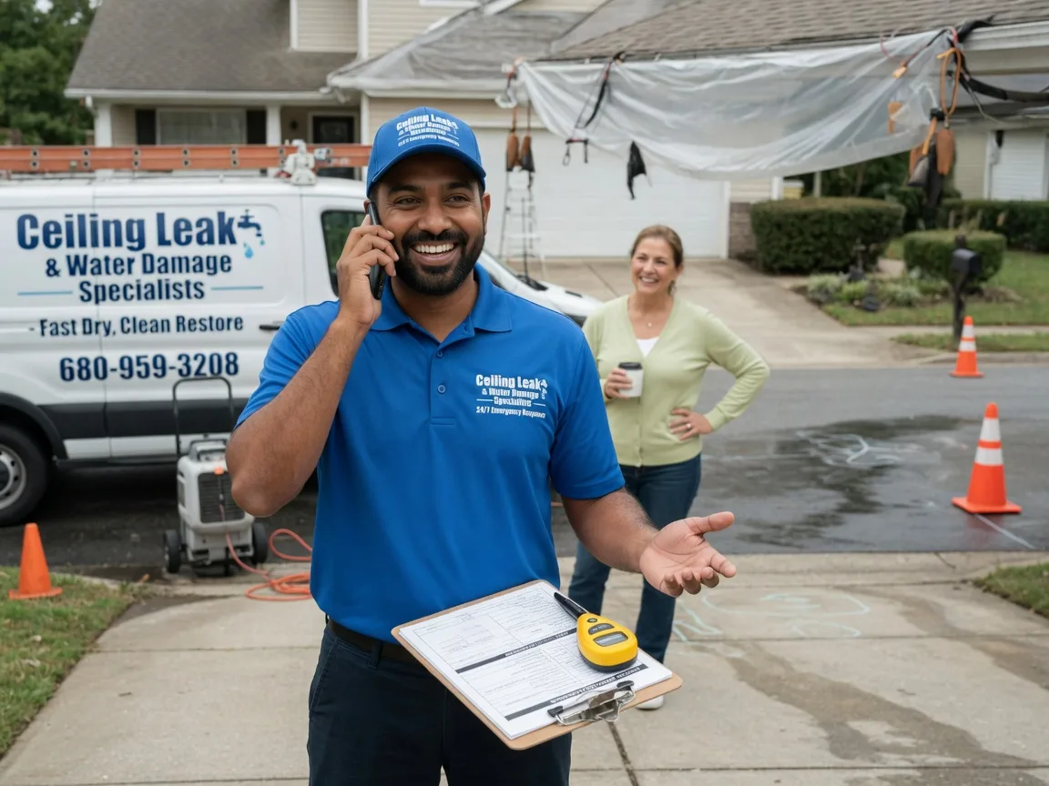 Ceiling Leak Cleanup Oshkosh, WI FAQs